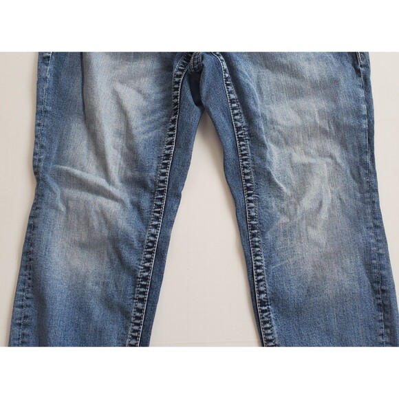 Vigoss Chelsea Boyfriend Womens Jeans Size 13/14 (36x27) Embroidered Distressed - Picture 6 of 12